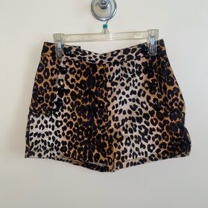Voodoo Vixen Leopard Print Shorts